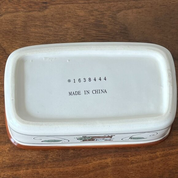 Pfaltzgraff "Mission Flower" Sugar Packet Holder Toothpick Business Card Retired - Picture 7 of 7